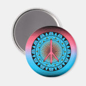 Friede ~ Sun Magnet (Vorderseite/Rückseite)