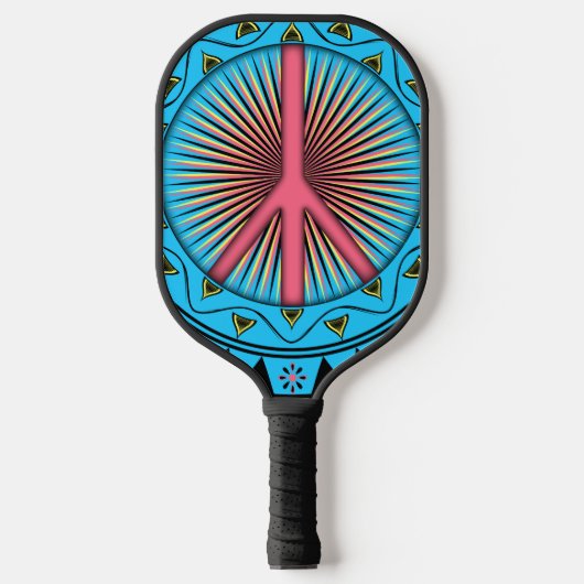 Friede ~ Sun Pickleball Schläger (Vorderseite)