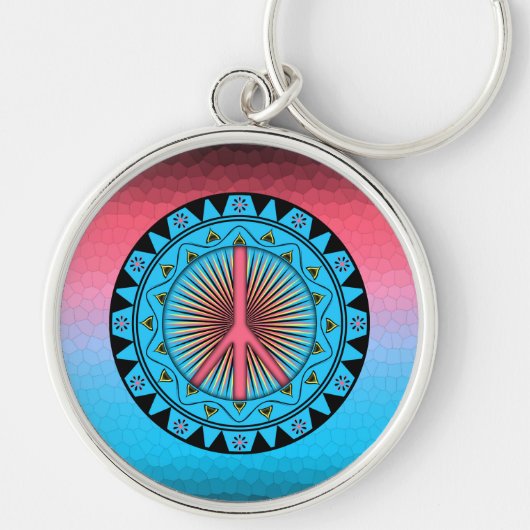 Friede ~ Sun Schlüsselanhänger (Vorne)