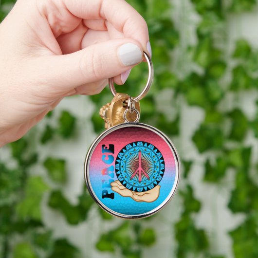Friede ~ Sun Schlüsselanhänger (Hand)