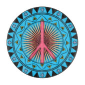 Friede ~ Sun Schneidebrett (Vorderseite)