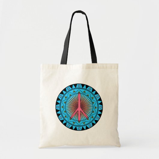 Friede ~ Sun Tragetasche (Vorne)