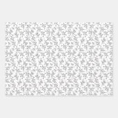 Friede und Freude Schwarzer Urlaub Foto Collage Geschenkpapier Set (Vorderseite 3)