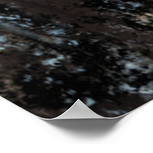 Friede - Weiße Taube - Freiheit - Abstrakte Malere Poster (Ecke)