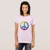 Friede - wunderschönes Zeichen des kalten Friedens T-Shirt (Vorne ganz)