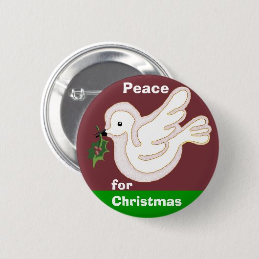 Friede zu Weihnachten Button (Vorne & Hinten)