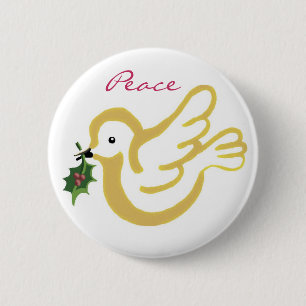 Friede zu Weihnachten Button