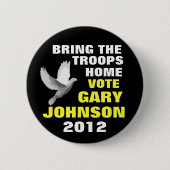 Frieden 2012 Garys Johnson Button (Vorderseite)