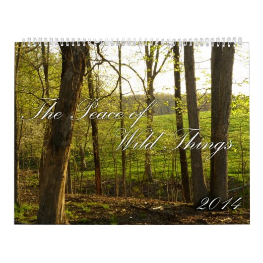 Frieden 2014 des wilden Sache-Kalenders Kalender (Titelbild)