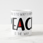 Frieden 2 Jumbo-Tasse (Vorderseite)