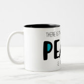 Frieden 2 zweifarbige tasse (Links)