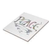 Frieden 4 x Fliese der Keramik-4 (Seite)