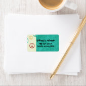 Frieden Adressaufkleber (Insitu)