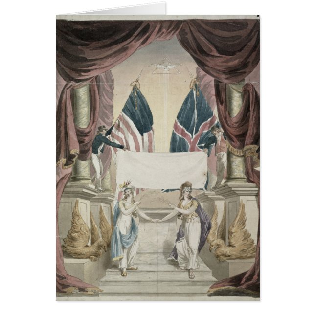 Frieden, Allegorie des Vertrags von Gent (Vorne)