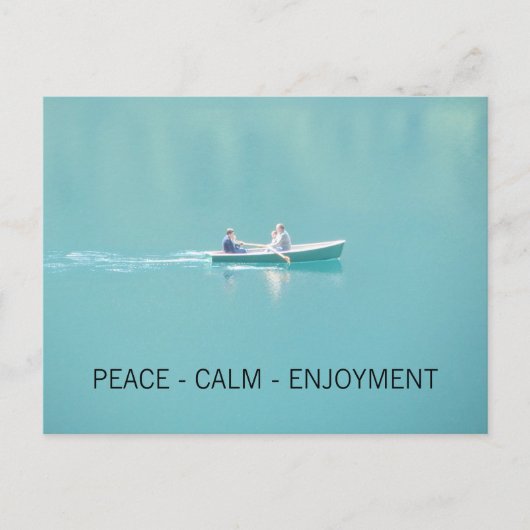 Frieden am See Postkarte (Vorderseite)