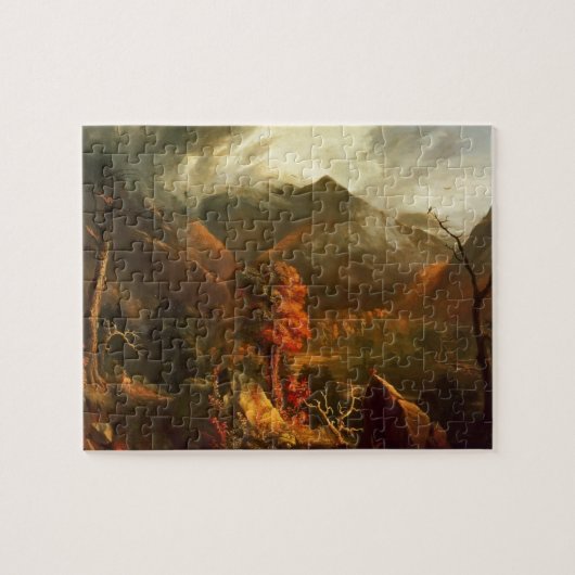 Frieden am Sonnenuntergang durch ThomasCole Puzzle (Horizontal)