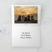 Frieden am Strand Karte (Innenseite)