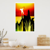 FRIEDEN AM TAG POSTER (Küche)