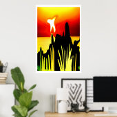 FRIEDEN AM TAG POSTER (Heimbüro)