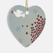 Frieden am Weihnachten Keramikornament (Rechts)