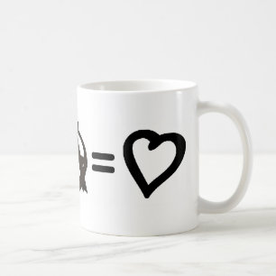 Frieden + Anarchie = Liebe Kaffeetasse