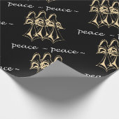 Frieden! Angels Wrapping Paper Geschenkpapier (Ecke)