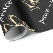 Frieden! Angels Wrapping Paper Geschenkpapier (Rolleneckpunkt)