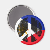 Frieden auf den Philippinen Magnet (Vorderseite/Rückseite)