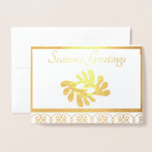 Frieden auf der Erde Adinkra bronya Foil Card Folienkarte (Vorderseite mit Umschlag)