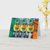 Frieden auf St Patrick Karte (Gelbe Blume)