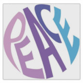 FRIEDEN AUFKLEBER (Vorderseite)