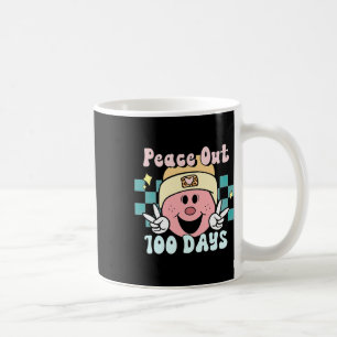 Frieden aus 100 Tagen der Schule Lächeln Gesicht R Kaffeetasse