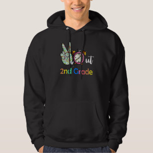Frieden aus 2. Klasse Absolventen letzten Tag der Hoodie