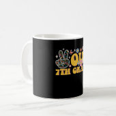 Frieden aus 7. Klasse Groovy letzten Tag der Schul Kaffeetasse (Vorderseite Links)