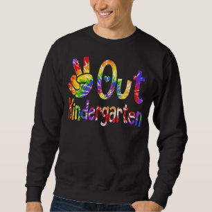 Frieden aus dem Kindergarten letzten Schultag Sweatshirt