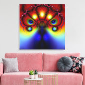 Frieden aus den schattengezapften Kanwanen Leinwanddruck (Insitu (Wohnzimmer))