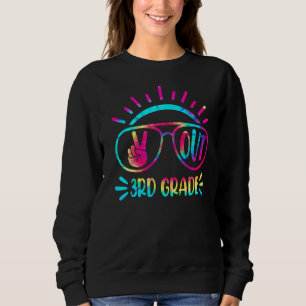Frieden aus der dritten Klasse Glück letzten Tag d Sweatshirt
