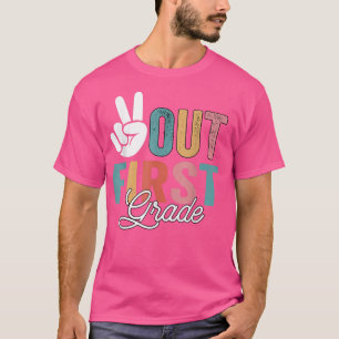 Frieden aus erster Klasse letzten Schultag 2022 Gr T-Shirt