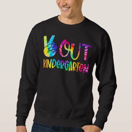 Frieden aus Kindergarten glücklich letzten Tag der Sweatshirt (Vorderseite)
