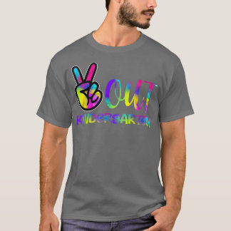 Frieden aus Kindergarten glücklich letzten Tag der T-Shirt