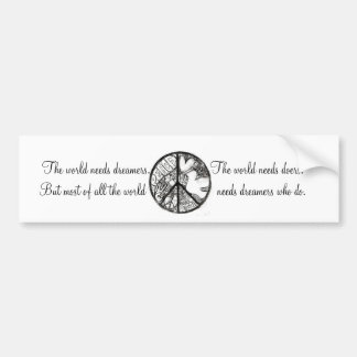 Frieden Autoaufkleber