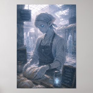 Frieden / Bäcker / Metro Poster
