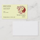 Frieden, Balance, Harmonie Visitenkarte (Vorne/Hinten)