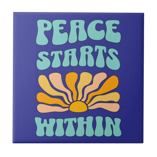 Frieden beginnt in fliese (Vorderseite)