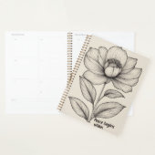 Frieden beginnt innen – Elegante Florale Linienkun Planer (Anzeige)