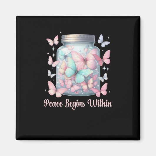 Frieden beginnt innerhalb magnet (Vorne)