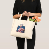 Frieden beginnt mit einem Lächeln! Tote Beutel Frü Mini Stoffbeutel (Vorderseite (Produkt))