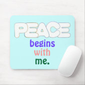 Frieden beginnt mit mir, Mousepads (Mit Mouse)