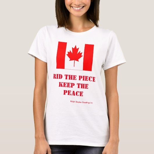 FRIEDEN behalten T-Shirt (Vorderseite)