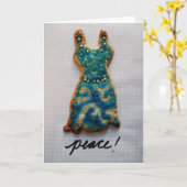 Frieden, bitte karte (Gelbe Blume)